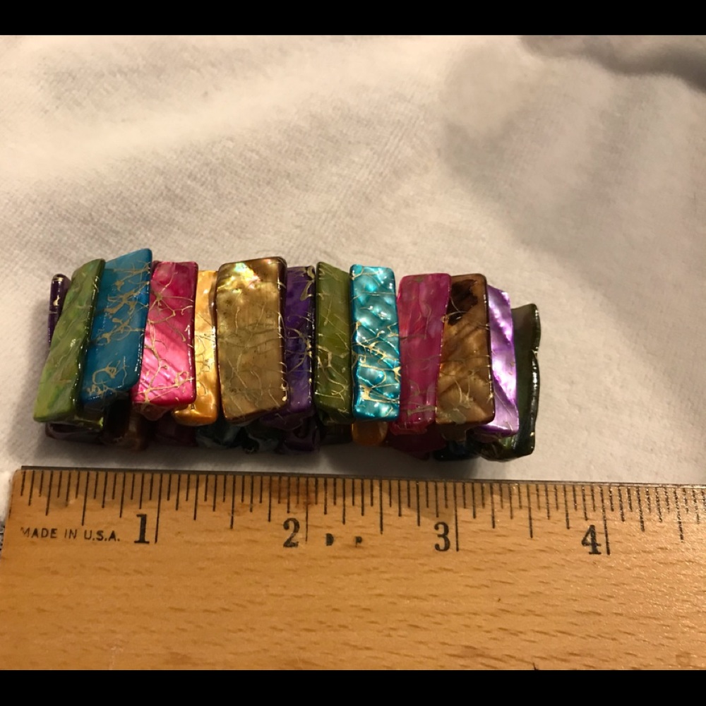 Multi-Colored Shell Bracelet - image 2